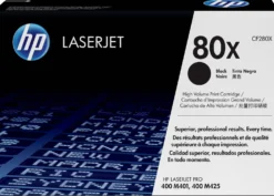 Lasertoner HP 80X svart