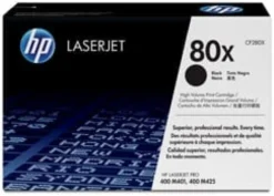 Lasertoner HP 80X svart