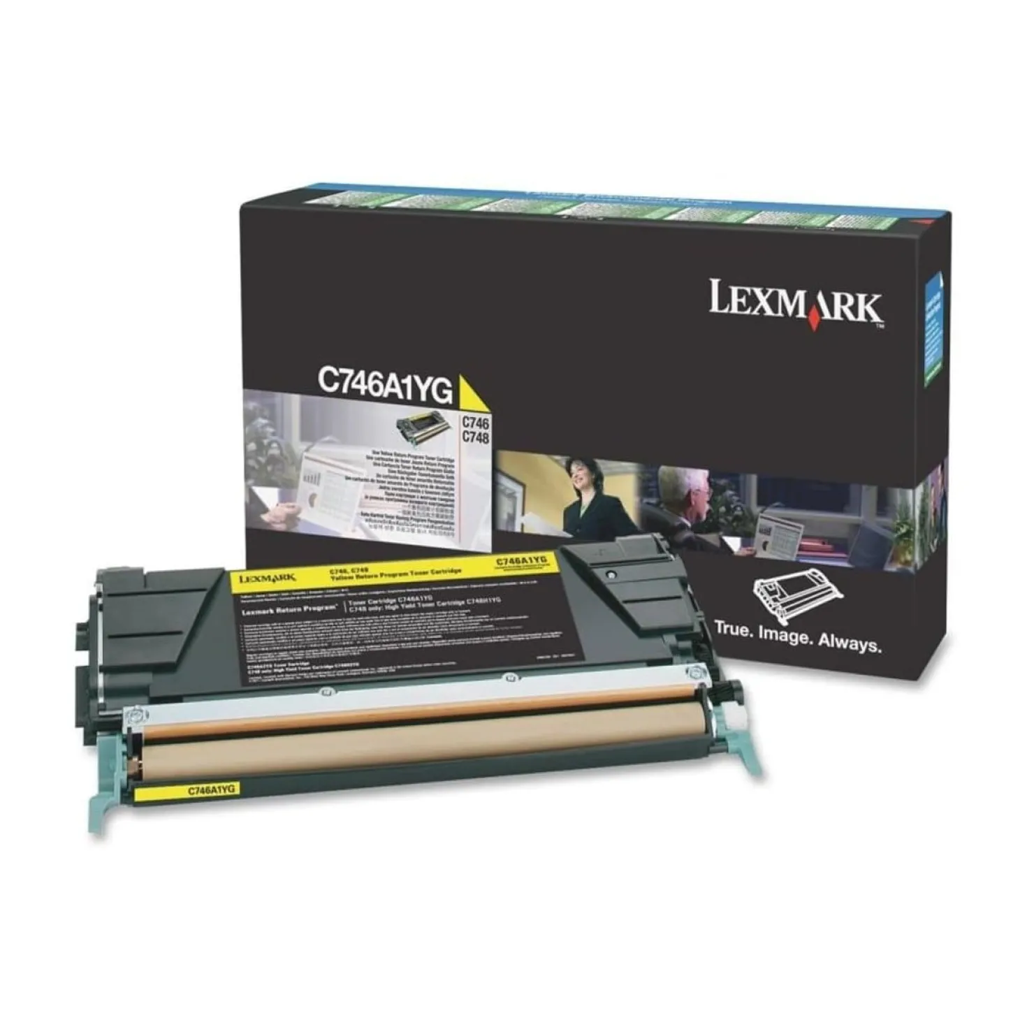 Lasertoner Lexmark C746/C748 gul