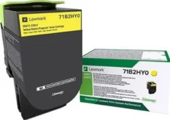 Lasertoner Lexmark CS417/CX417 gul HY (Return)