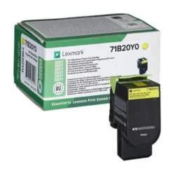 Lasertoner Lexmark CS317/CX317 gul (Return)