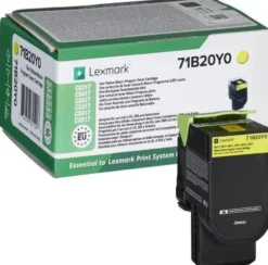 Lasertoner Lexmark CS317/CX317 gul (Return)