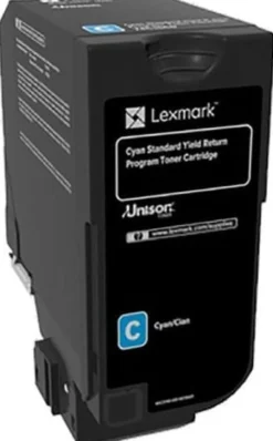 Lasertoner Lexmark CS720 cyan (return)