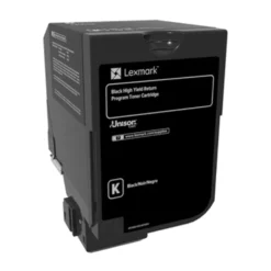 Lasertoner Lexmark CS720 svart (return)