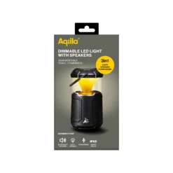 LED-lampa Aqiila Soundbird B10, dimbar, Bluetooth, powerbank 10000 mAh