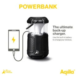 LED-lampa Aqiila Soundbird B10, dimbar, Bluetooth, powerbank 10000 mAh