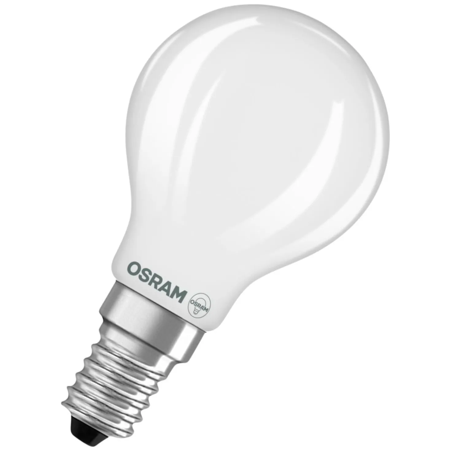 LED-lampa Osram E14 Klot Dimbar, 3.4W 470lm 2700K, frostad