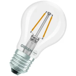 LED-lampa Osram Filament E27, 1.8W 250lm 2700K, klar