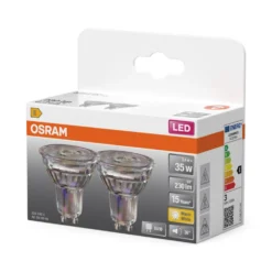 LED-lampa Osram GU10 PAR16 Reflektor, 2,4W 230lm 2700K