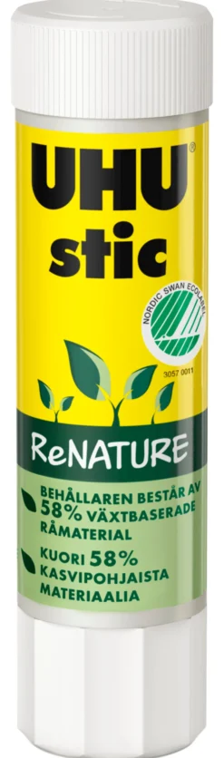 Limstift UHU ReNature Svanenmärkt, 8,2 g