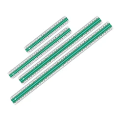 Linjal Linex Superlinjal, 50 cm, transparent akryl, halkskydd
