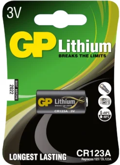 Litiumbatteri GP Pro CR123A, 3V