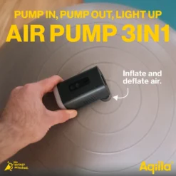 Luftpump Aqiila Airbird C2, laddningsbar, 3-i-1, 180–200 L/min