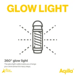 Lykta och ficklampa Aqiila Lightbird G1, 7 ljuslägen, IPX4, 800 mAh