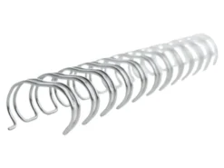 Metallspiral GBC 3:1 A4 No 6, 9,5mm vit, 100 st