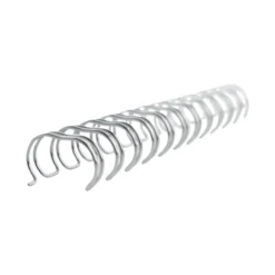 Metallspiral GBC 3:1 A4 No 6, 9,5mm vit, 100 st