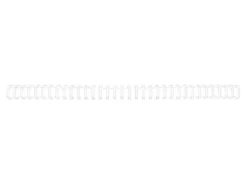 Metallspiral GBC 3:1 A4 No 6, 9,5mm vit, 100 st