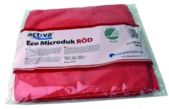 Mikrofiberduk Activa Eco, röd, Svanenmärkt