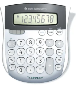 Miniräknare Texas Instruments TI-1795 SV, 8 siffror, grå