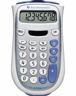 Miniräknare Texas Instruments TI-1706 SV, 8-siffrig, sol och batteri