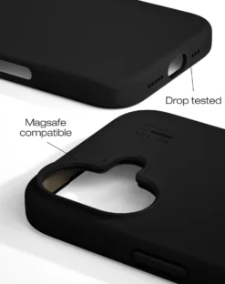 Mobilskal IDEAL OF SWEDEN MagSafe iPhone 16, silikon, svart