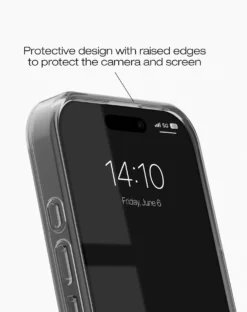 Mobilskal IDEAL OF SWEDEN MagSafe iPhone 16 Pro Max, genomskinlig svart