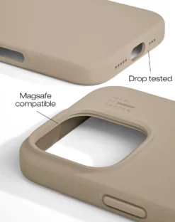 Mobilskal IDEAL OF SWEDEN MagSafe iPhone 16 Pro, silikon, beige