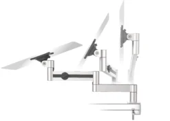 Monitorarm Durable för 1 skärm, bordsfäste, silver