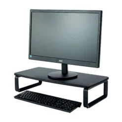 Monitorstativ Kensington Justerbart, svart, max 31 cm höjd
