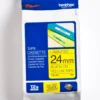 Märkband Brother TZe-651, svart på gul, 24mm x 8m