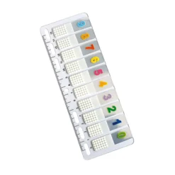 Märkflikar Info Page Marker 0-9, 12x44 mm