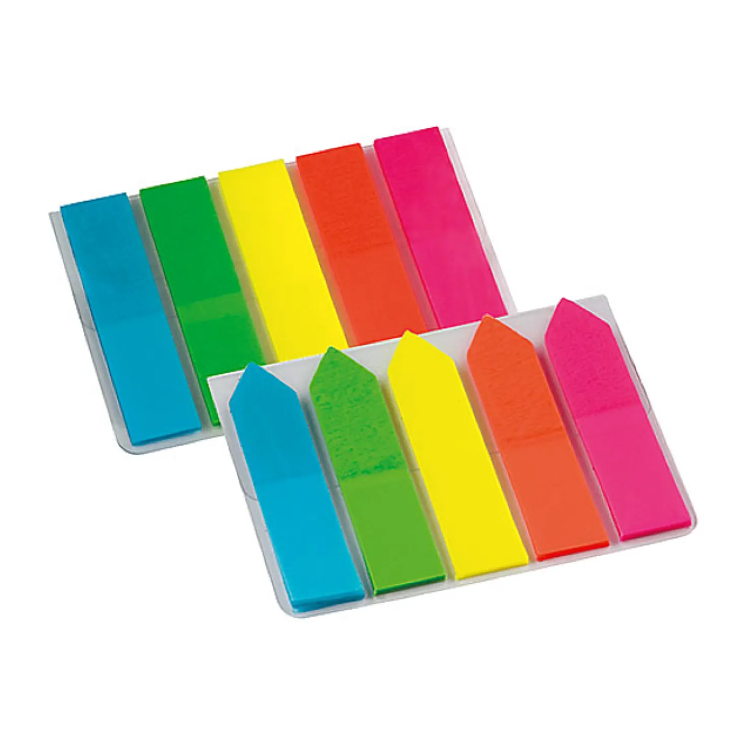 Märkflik Stick n PP Pilformad Neon, 42x12mm, 5 block
