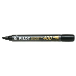 Märkpenna Pilot 400 Permanent, sned spets 2,5 mm, svart
