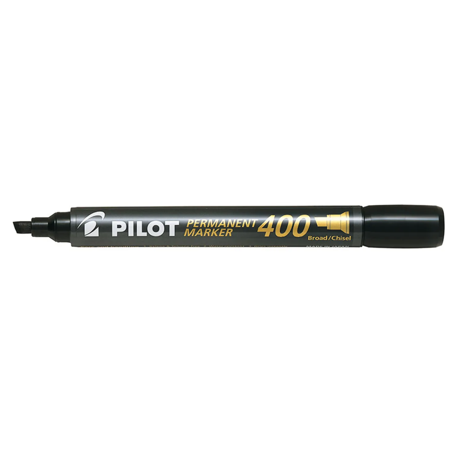 Märkpenna Pilot 400 Permanent, sned spets 2,5 mm, svart