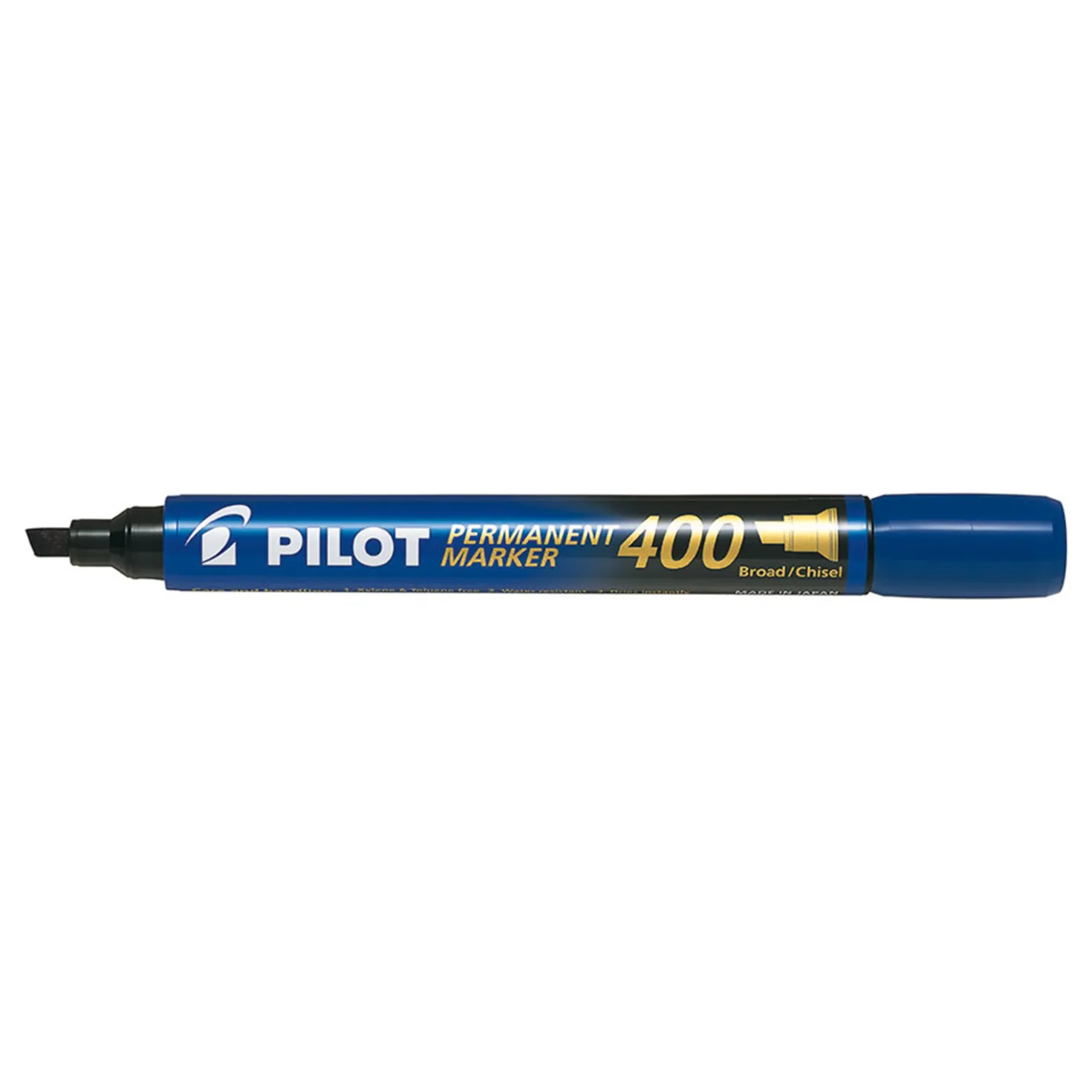 Märkpenna Pilot 400 Permanent, snedställd spets 2-4,5 mm, blå