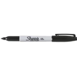 Märkpenna Sharpie Fine Permanent, svart, fin spets