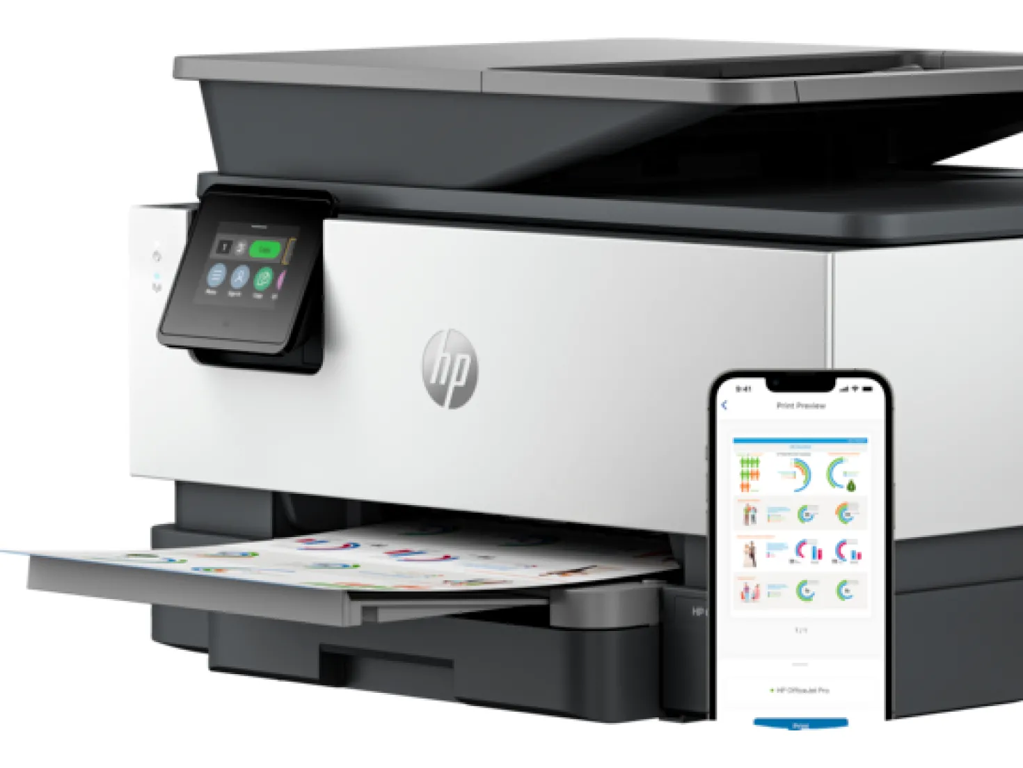 Multifunktionsskrivare HP OfficeJet Pro 9120b, bläckstråle, Wi-Fi