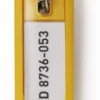 Nyckelbricka Durable Key Clip, gul, 6 st