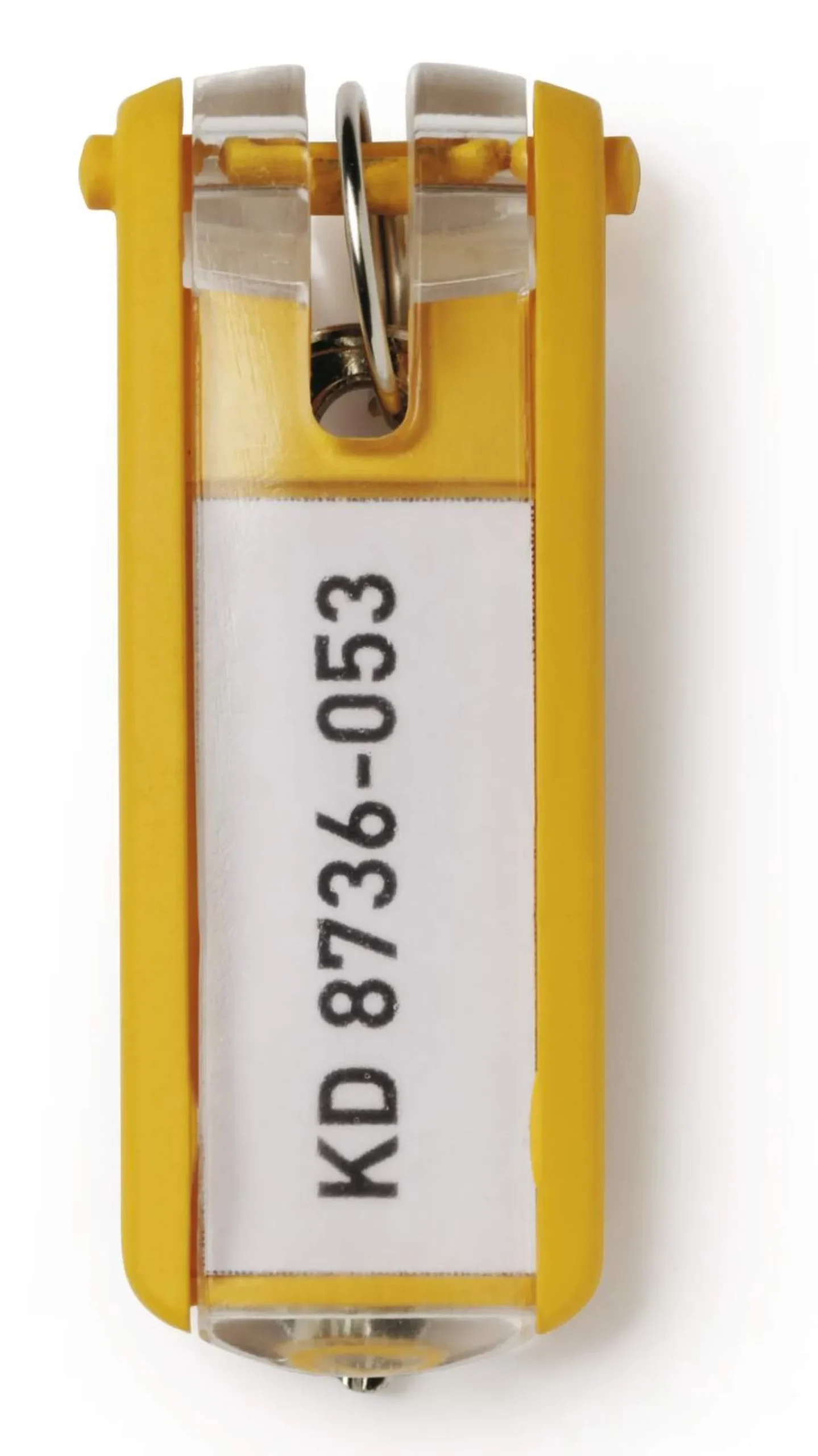 Nyckelbricka Durable Key Clip, gul, 6 st