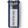 Nyckelbricka Durable Key Clip, blå, 6 st