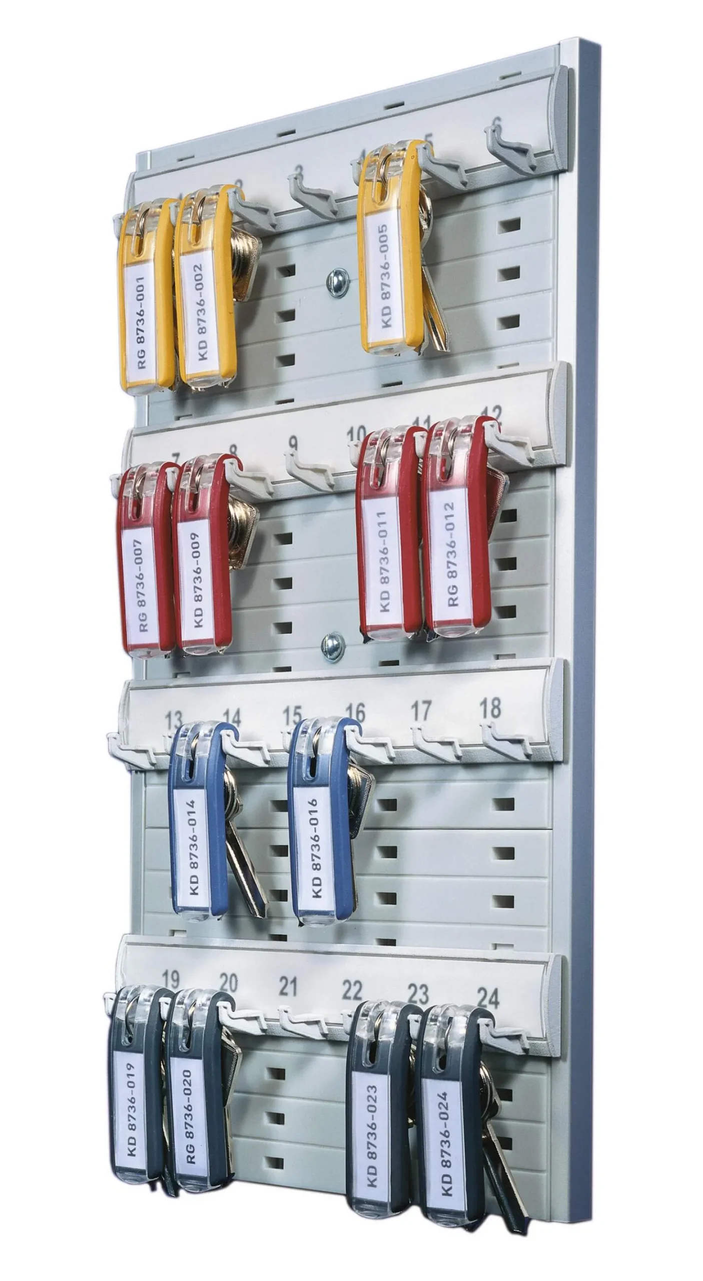 Nyckeltavla Durable KEY BOARD 24, väggmontage, 24 krokar
