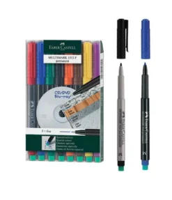 OH-penna Faber-Castell Multimark V M Vattenlöslig, 4-set, 1 mm