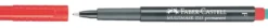 Overheadpenna Faber-Castell Multimark P F, röd, permanent