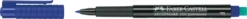 Overheadpenna Faber-Castell Multimark P F, blå, raderbar