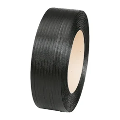 Packband NMH Packaging PP-1250 Präglat, 12mm x 1500m, svart