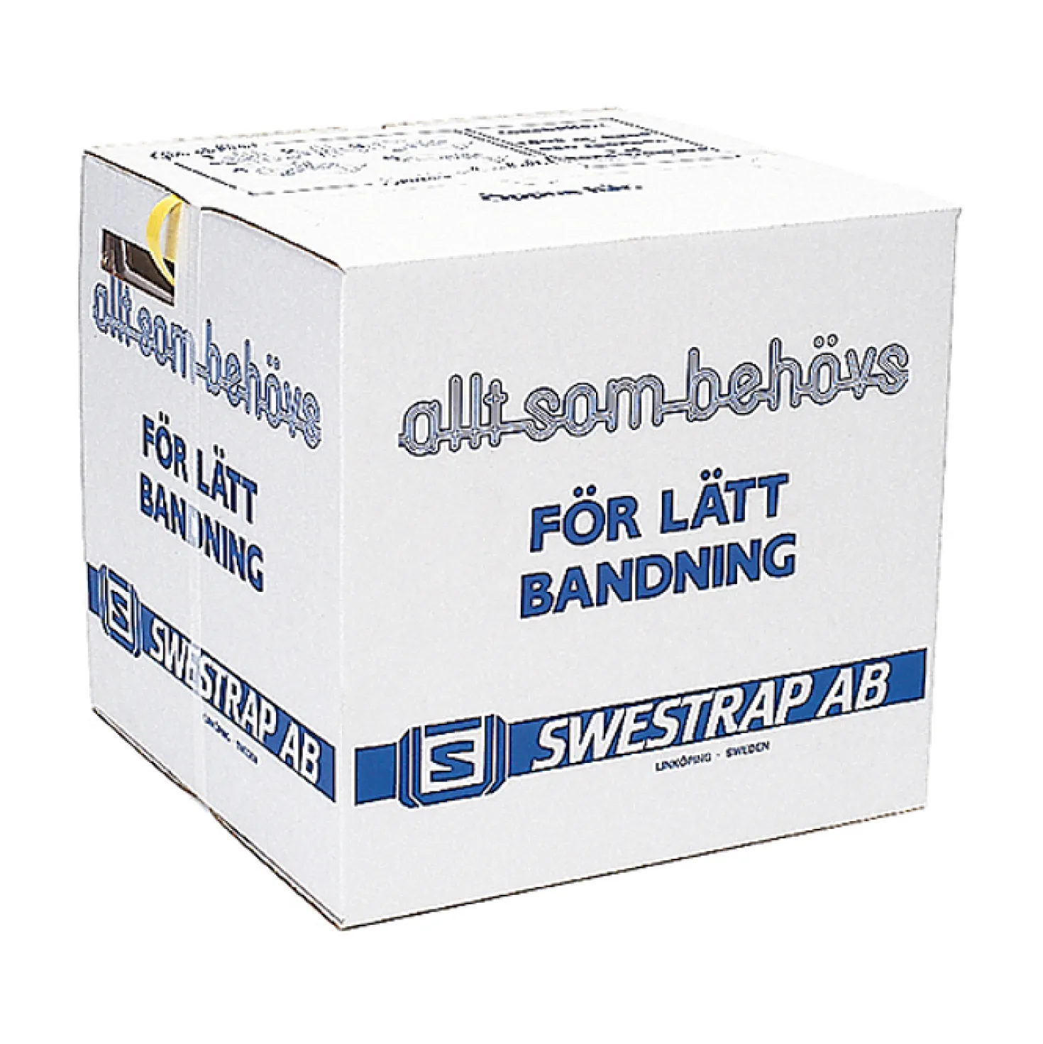 Packband PP NMH Packaging 12 mm x 1000 m, inkl. 500 plastspännen, svart