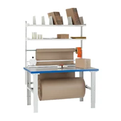 Packbord GBP Benbock, 1500x800 mm, 500 kg lastkapacitet, vit