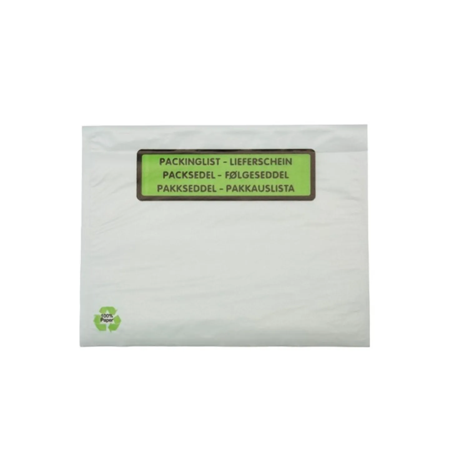 Packsedelskuvert C6 Papper med tryck, 1000 st/kartong