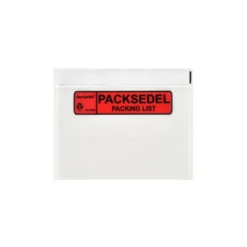 Packsedelskuvert Docustick C6 med tryck, självhäftande, 100 st