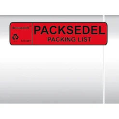 Packsedelskuvert Docustick C4 med tryck, självhäftande, 500 st
